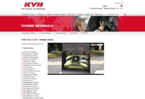 KYB pristato naujus video mokymus