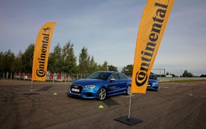 Perkantiems „Continental“ padangas – galimybė nemokamai treniruotis „Audi Sport Driving Academy“ vairavimo kursuose