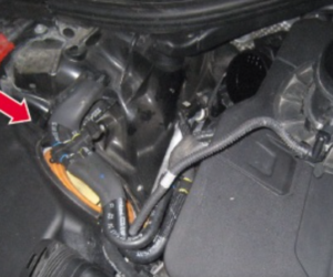 Netinkamas filtro kasetės montavimas Audi V varikliuose