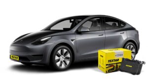 F1rst to market – stabdžių kaladėlės tesla model Y