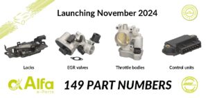 Alfa e-Parts plečia savo pasiūlymą naujais produktais ir viršija 6500 pozicijų kataloge.