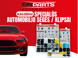 „EinParts“ pristato specializuotus tvirtinimo detalių rinkinius įvairiems automobilių modeliams